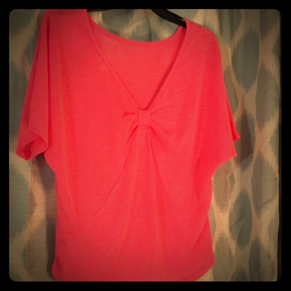 Hot pink top